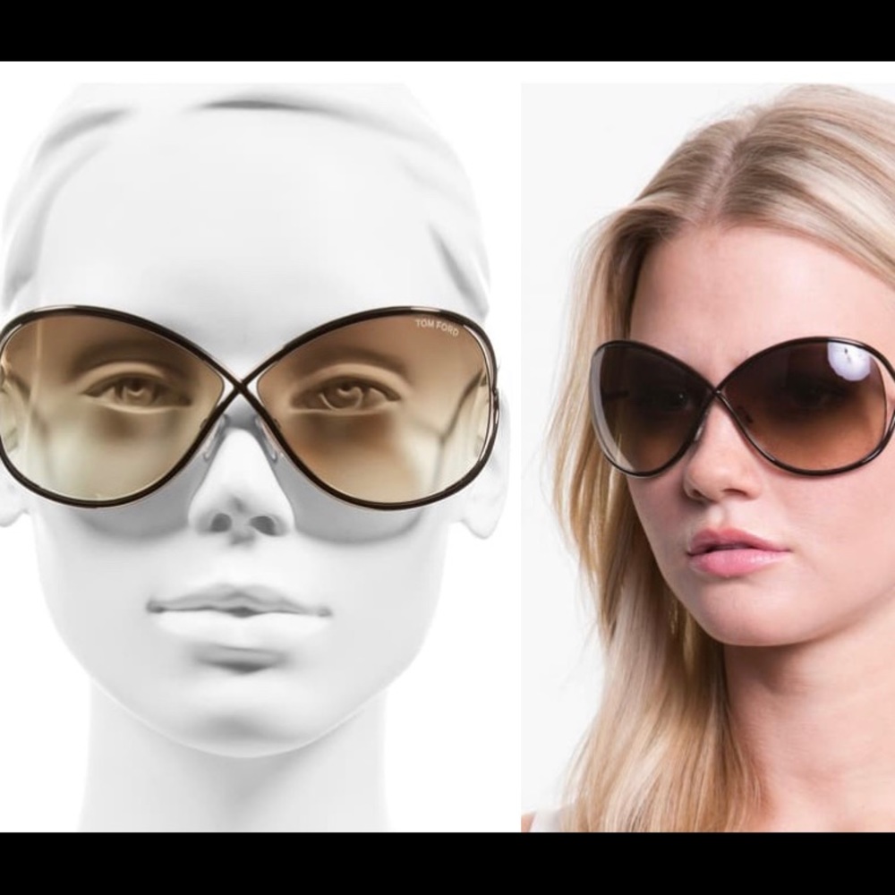 Tom Ford Miranda oversized 68mm women’s sunglasses
